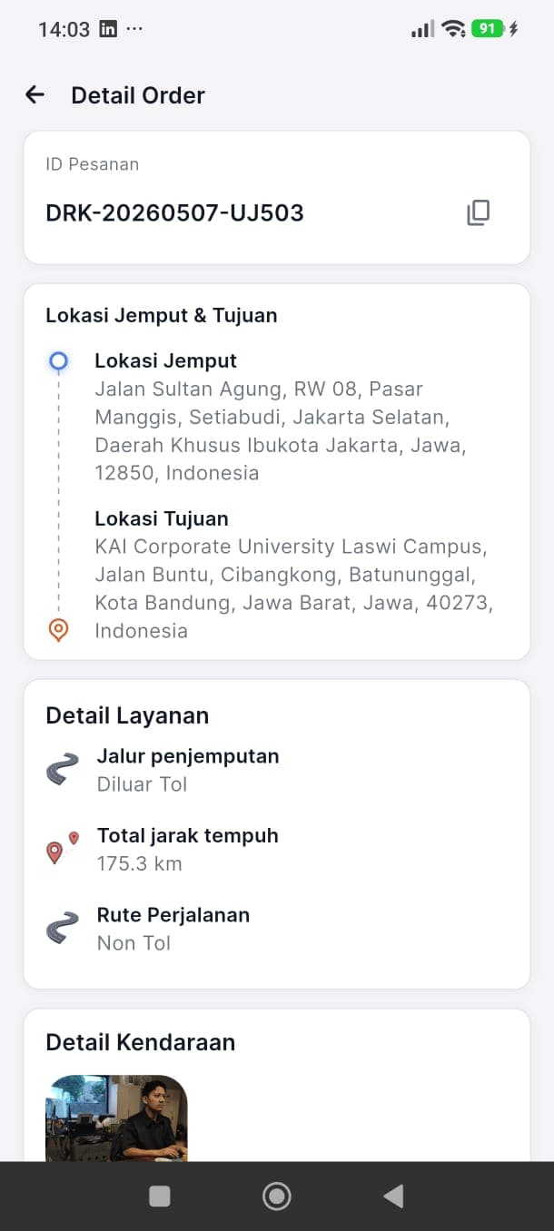 Raja Derek App Interface